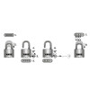 Abus 60mm Combination Padlock H/D Close Shackle