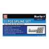 Blue Spot Tools Spline Bit Set 11 Piece