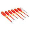 Bahco BAHCOFIT Insulated Screwdriver Set of 7 Slotted / Phillips