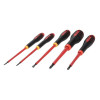 Bahco Insulated ERGO™ Screwdriver Set 5 Piece Slotted / Phillips