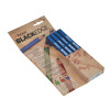 Blackedge Carpenters Pencils - Blue / Soft Card of 12