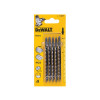 Dewalt Jigsaw Blades for Wood T Shank HCS T144DP Pack of 5