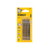 Dewalt Jigsaw Blades for Wood T Shank HCS T244D Pack of 5