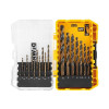 Dewalt DT70728 Black & Gold HSS Drill Set, 19 Piece