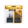 Dewalt DT70728 Black & Gold HSS Drill Set, 19 Piece