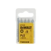 Dewalt DT7226 Torsion Bits Extra Grip PZ2 50mm Pack of 5