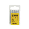 Dewalt DT7246 Torsion Bits Extra Grip PH2 50mm Pack of 5