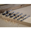 Faithfull Combination Wood Auger Bit 6 Piece Set 10-25mm Stubby