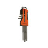 Faithfull Long Arm Ball End Hex Key Set of 9 Metric