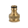 Faithfull Brass Dual Tap Connector 1/2in & 3/4in