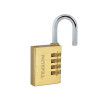 Faithfull Brass Combination Padlock 38mm