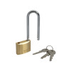 Faithfull Brass Padlock 40mm Long Shackle 3 Keys