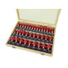 Faithfull Router Bit Set of 35 Piece TCT 1/2in Shank