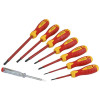 Faithfull Soft Grip VDE Screwdriver Set of 8 (Case)