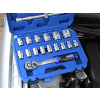 Faithfull Socket Set of 22 Metric 1/2in Drive