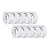 Faithfull P.T.F.E Tape 12mm X 12m White (Pack 10)