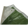 Faithfull Tarpaulin Green / Silver 3.6m x 2.7m (12ft x 9ft)