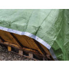 Faithfull Tarpaulin Green/Silver 5.4 x 3.6m (18 x 12ft) 80gsm