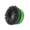 Faithfull Wire Cup Brush 80 x M14 x 2 Stainless Steel 0.30mm