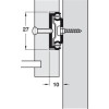 Drawer Runner 246mm - 338mm (Pair) 26mm