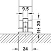 Sliding Door Door Set 2m (50kg Max)