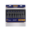 Irwin Blue Groove 4X Flat Bit Set, 17 Piece