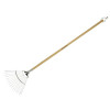 Kent & Stowe Stainless Steel Long Handled Lawn & Leaf Rake, FSC®