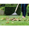 Kent & Stowe Carbon Steel Long Handled Lawn & Leaf Rake, FSC®