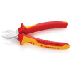 Knipex Diagonal Insulation Stripper & Side Cutters VDE Certified Grip 160mm