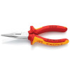 Knipex Snipe Nose Side Cutting Pliers (Radio) VDE Certified Grip 160mm