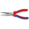 Knipex Snipe Long Nose Side Cutting Pliers Multi Component Grip 200mm (8in)