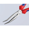 Knipex Bent Snipe Nose Side Cutters Multi Component Grip 200mm (8in)