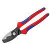 Knipex Cable Shears Twin Cutting Edge Multi Component Grip 200mm