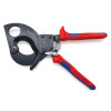 Knipex Cable Shears Ratchet Action Multi Component Grip 280mm