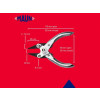 Maun Snipe Nose Pliers Smooth Jaw 125mm (5in)