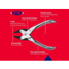 Maun Flat Nose Pliers Serrated Jaw 160mm (6 1/2in)