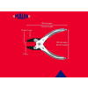 Maun Flat Nose Pliers Smooth Jaw 140mm (5 1/2in)