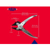 Maun Side Cutting Pliers With Return Spring 160mm