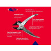 Maun Side Cutting Pliers With Return Spring 160mm