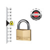 Masterlock Solid Brass 60mm Padlock 5 Pin