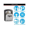 Masterlock Large Wall Mounted Key Lock Box (up to 5 keys held)