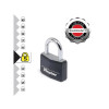 Masterlock Aluminium Black Vinyl Cover 40mm Padlock 4 Pin