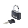 Masterlock Aluminium Black Vinyl Cover 40mm Padlock 4 Pin