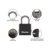 Masterlock Excell 4 Digit Black Combination 50mm Padlock