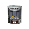 Ronseal 10 Year Weatherproof Wood Paint Chestnut Gloss 750ml