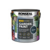 Ronseal Garden Paint Black Bird 2.5 Litre