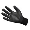 Scan Black PU Coated Gloves - Large (Size 9) (Pack 12)