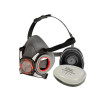 Scan Twin Half Mask Respirator + P2 Dust Filter Cartridges