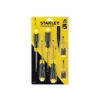 Stanley Cushion Grip Screwdriver Set Flared And Phillips 6 Piece Plus Voltage Tester