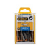 Stanley Pozidriv 3pt Bit 25mm (Box of 25)